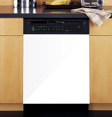 Glossy White (DRY ERASE) Magnetic Dishwasher Door Cover