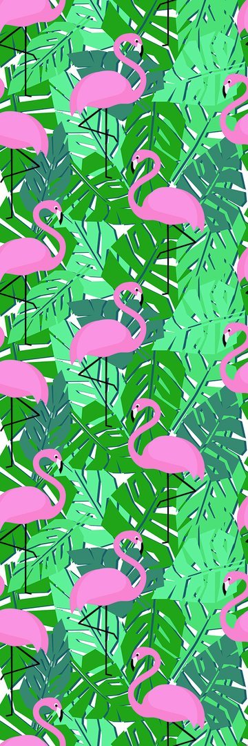 Tropical Flamingo Deluxe Magnetic Wallpaper